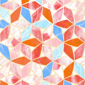 Pastel Marble Mosaic  (Large Version) 