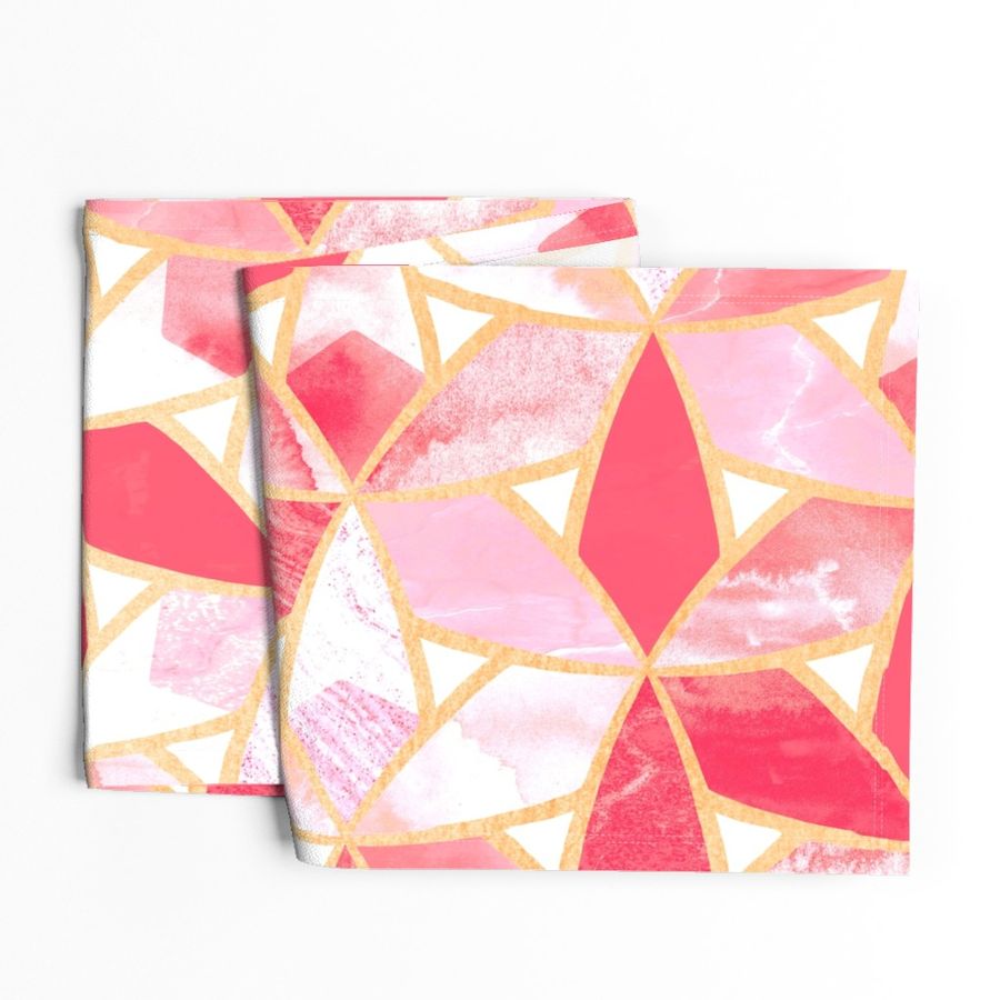 Blush Pink Marble Mosaic (Large Version) 