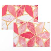 Blush Pink Marble Mosaic (Large Version) 