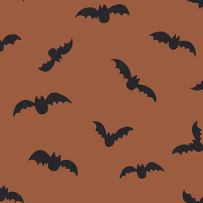 Medium // Halloween Black Bats on Sierra