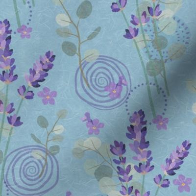 Aromatherapy-Lavender & Eucalyptus-Blue-M