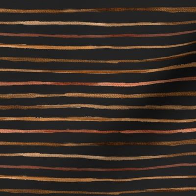 wobbly stripe - autumn shades