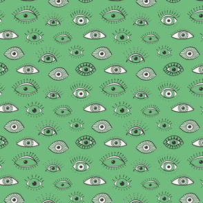 evil eye - green/medium