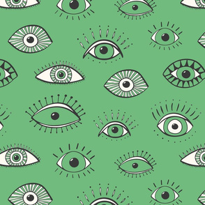 evil eye - green/large