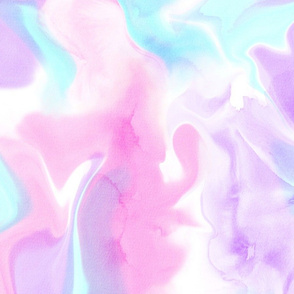 Pastel Marble Swirls Pink, Purple and Blue