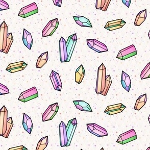 Crystals most mystical, rainbow gems
