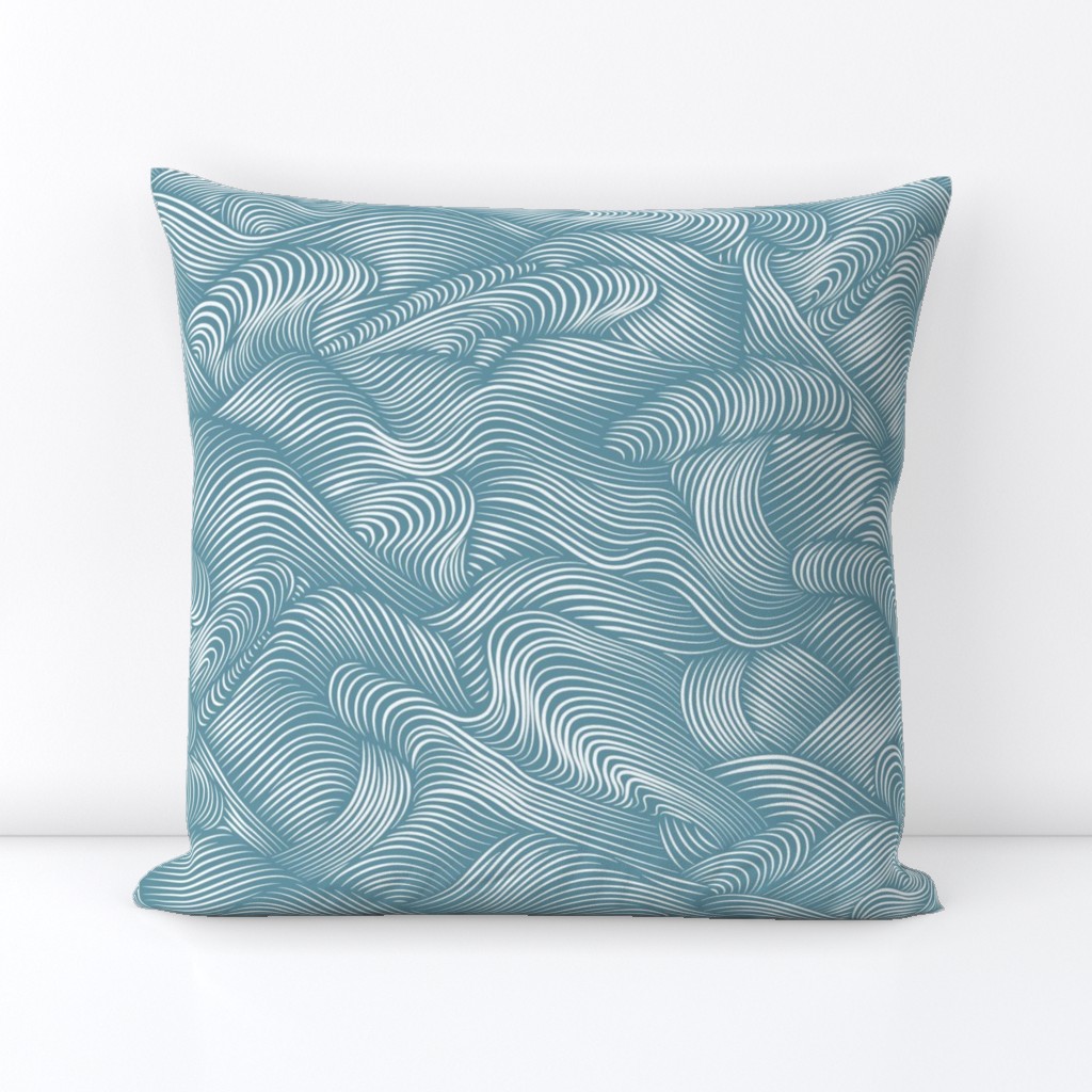 Silky Waves of the Boundless Turmaline Sea