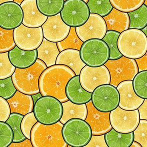 Citrus Oranges, Lemons, Limes, Large