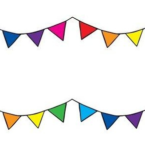 Bright rainbow bunting 2 (large)