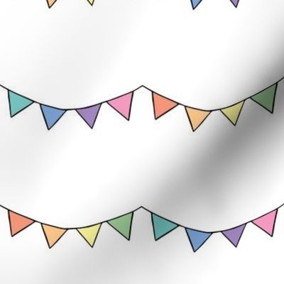 Pastel rainbow bunting 2 (large)