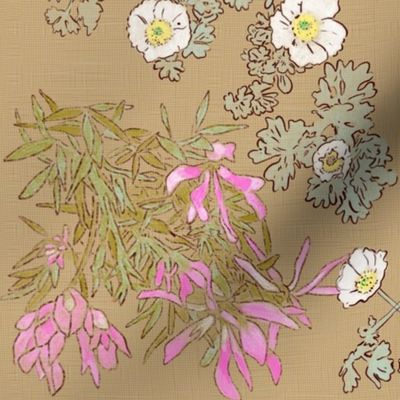 Ranunculus & Trifolium Alpinum