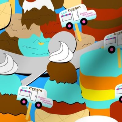 Ice cream truck toppers