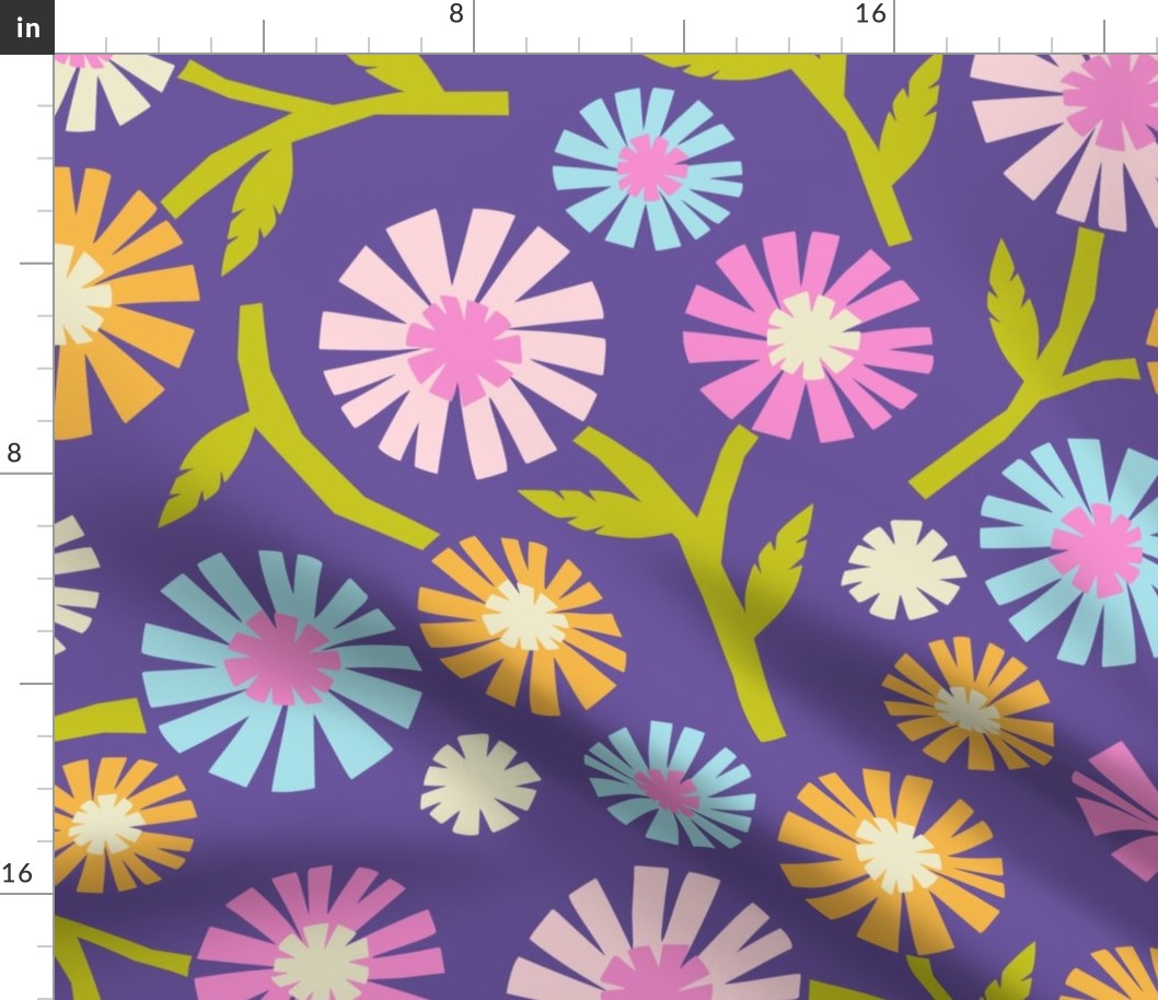 Pretty Pink Daisies - Large Scale