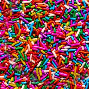 Coloured Shiny Sugar Sprinkles