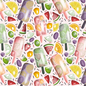 Ice Lollies and Fruit