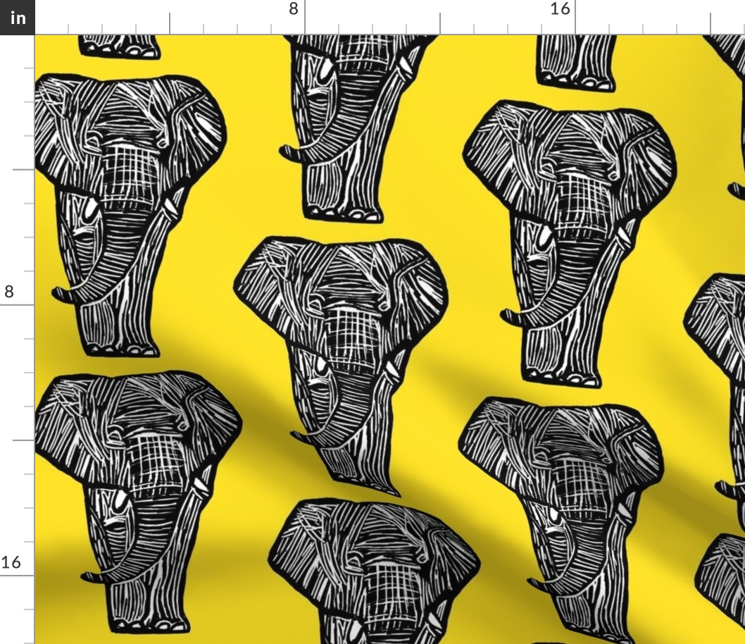 Elephant in Yellow