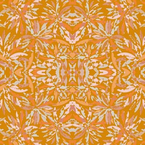 Bohemian Summer Abstraction - Orange / Big Scale