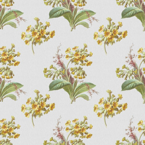 Primula blossom vintage fabric