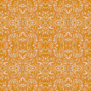 Bohemian Summer Abstraction - Orange / Small Scale