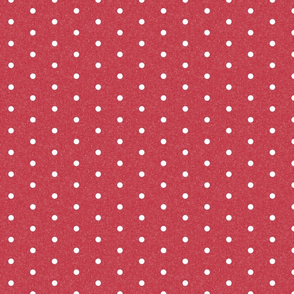 mini dots fabric - minimal dot, swiss dots - sfx1655 christmas red