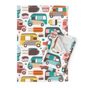 Ice Cream Man - Summer White Multi Large Scale