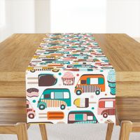 Ice Cream Man - Summer White Multi Large Scale