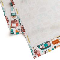 Ice Cream Man - Summer White Multi Large Scale