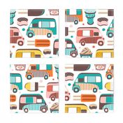 Ice Cream Man - Summer White Multi Large Scale