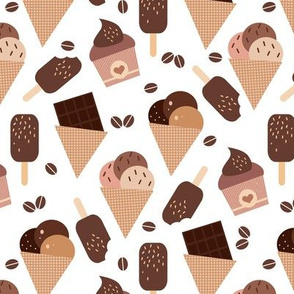 Ice cream pattern