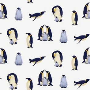 Emperor Penguin Familes