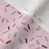 Pale pink sprinkles