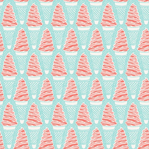 strawberry soft serve