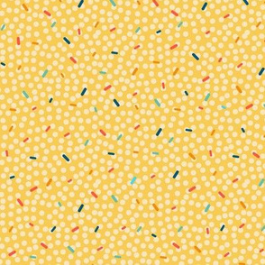 All you need is ice cream sprinkles / yellow