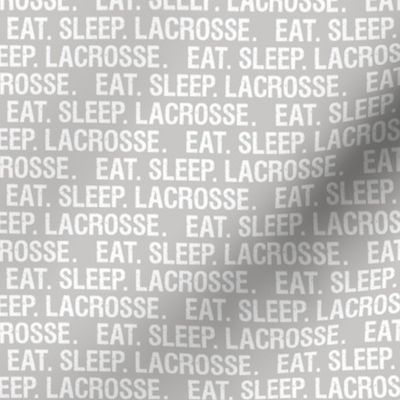 eat sleep lacrosse - grey - LAD20