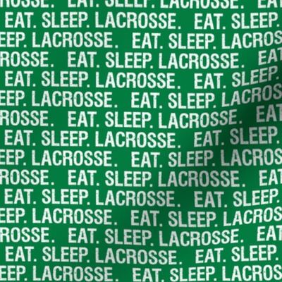 eat sleep lacrosse - green - LAD20