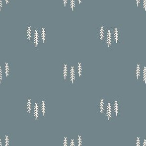 Forest tree gender neutral baby. Simple whimsical minimal earthy 2 tone color. Kids nursery wallpaper or boho woodland nature fashion.