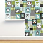 Robots Cheater quilt LG