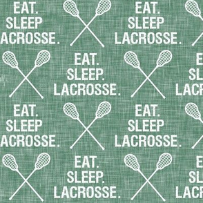 EAT. SLEEP. LACROSSE. - sage - lacrosse sticks - LAD20