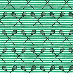 Spoonflower Fabric - Traditional Lacrosse Sticks Games Sports