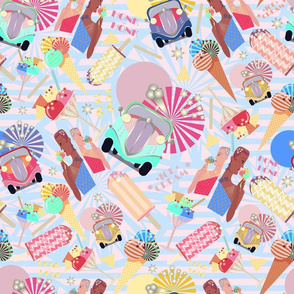 HONK! HONK! ICE CREAM IS HERE! Large scale by Dj-v