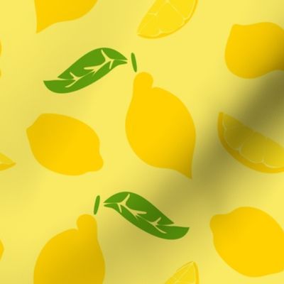 Meyer Lemons on Yellow 2