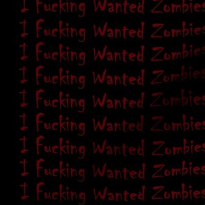Wanted Zombies Red
