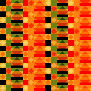 African Kente Cloth 01