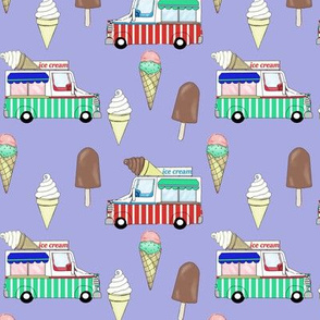 Ice Cream Cones And Trucks - Small