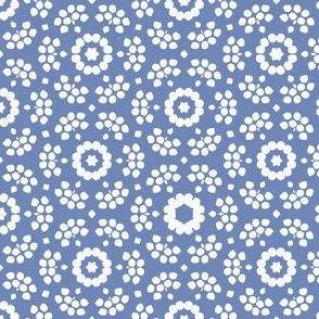 dots on blue
