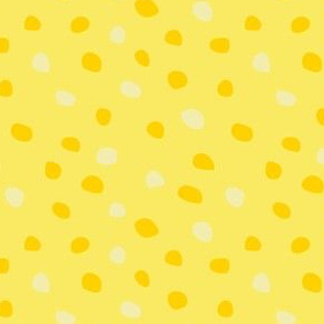 Lemon Yellow and Lightest Yellow Dots on Light Yellow