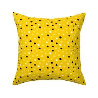 Light Yellow, White and Black Dots on Lemonon lemon -- for spoonflowerArtboard 1