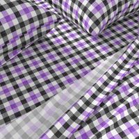 halloween plaid - purple & black - LAD20