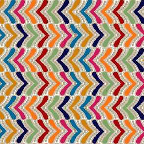 Multicolored Chevron Ribbon