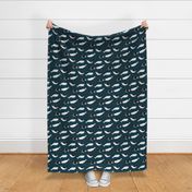 Belugas & Orcas on Navy - Large